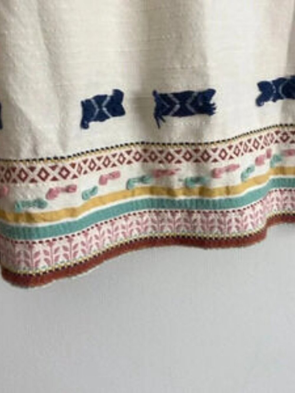 Lou & Grey Embroidered Boho Peasant Top (M) - Picture 8 of 10
